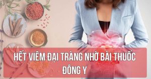 Bài thuốc đông y chữa viêm đại tràng